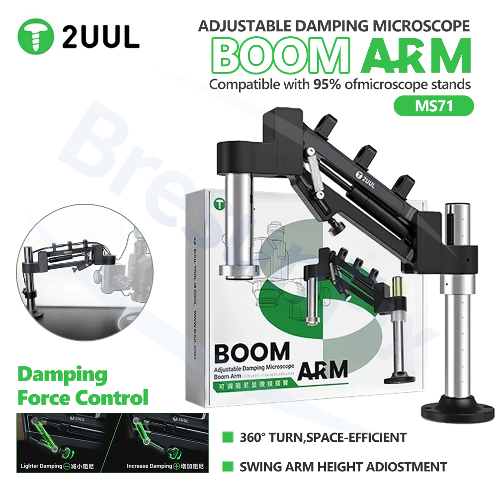 Electronics Repair Workshop - 2UUL MS71 Adjustable Damping Microscope Swing