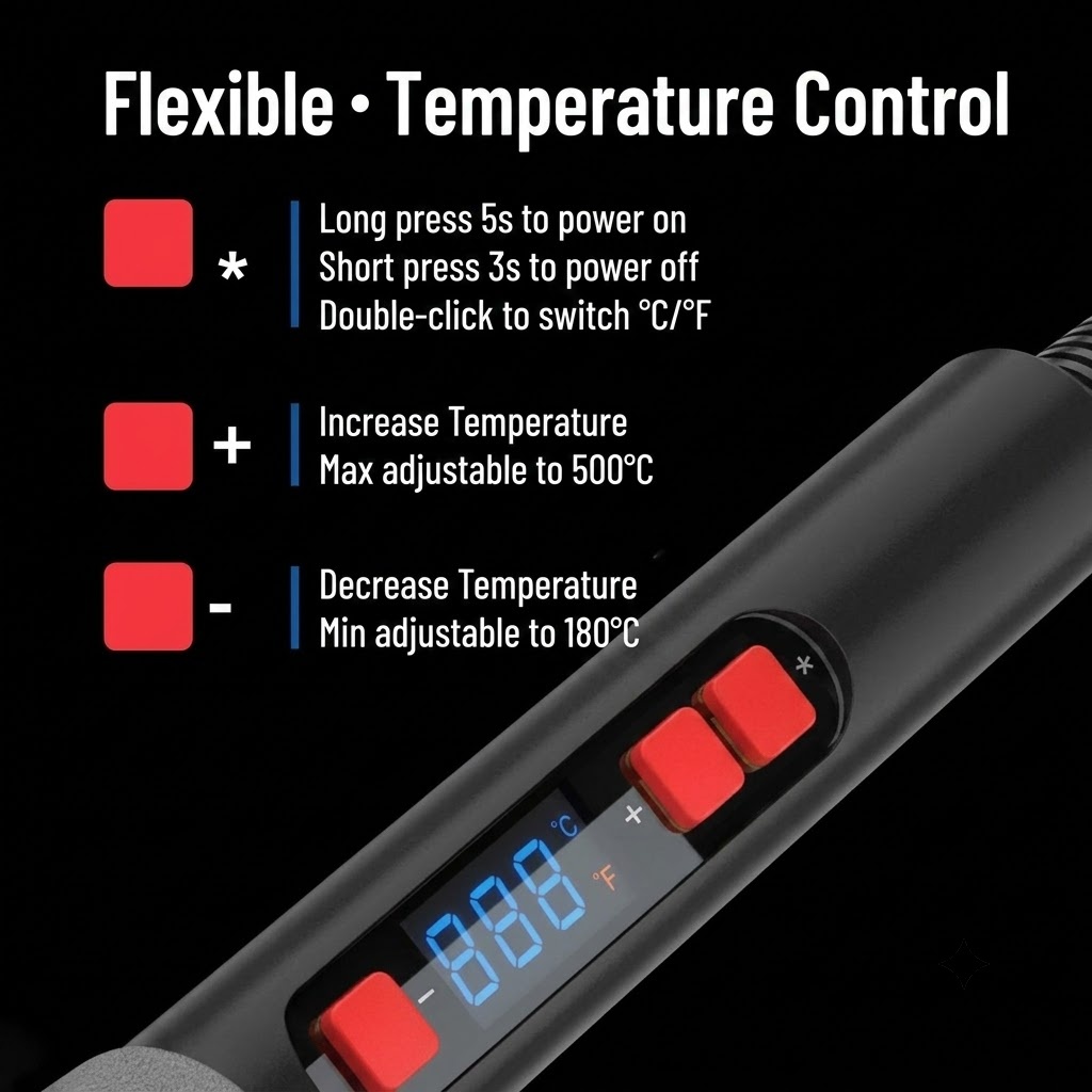 Adjustable Temperature Solderi - огляд і ціна Electronics Repair Uk