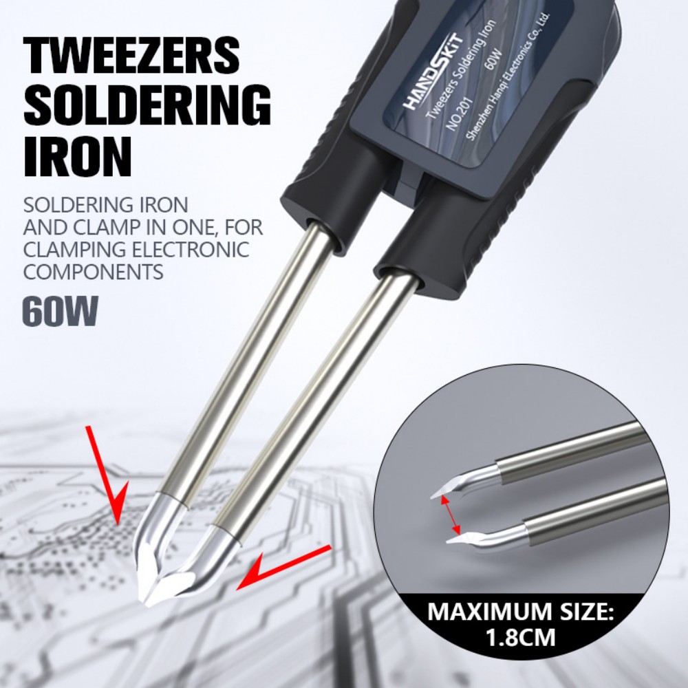 T12 Soldering Tweezer Handle – - огляд і ціна Electronics Repair Workshop