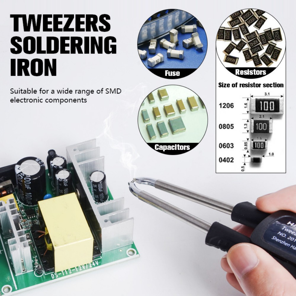 T12 Soldering Tweezer Handle – - огляд і ціна Electronics Repair Workshop