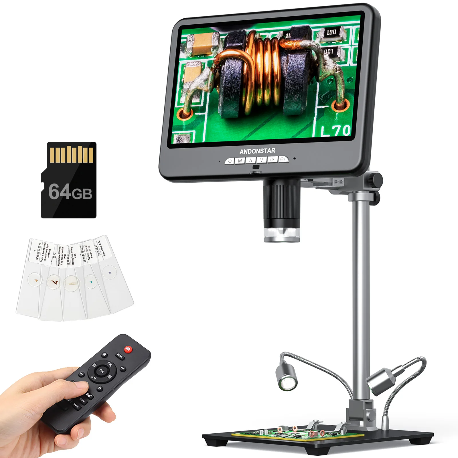 Andonstar AD210S-Pro 4K 60FPS  - огляд і ціна Electronics Repair Microscope