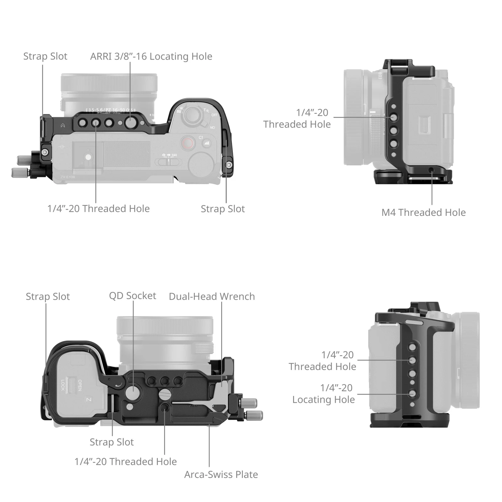 Smallrig HawkLock Quick Releas - огляд і ціна Sony Camera Zv-E10