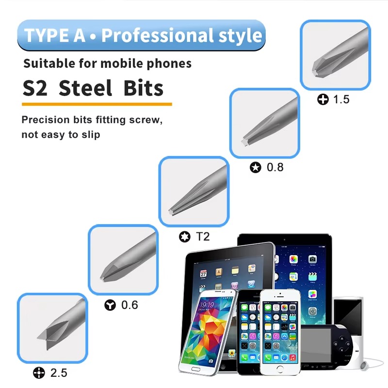5 in 1 Professional Steel S2 M - огляд і ціна Electronics Repair Game