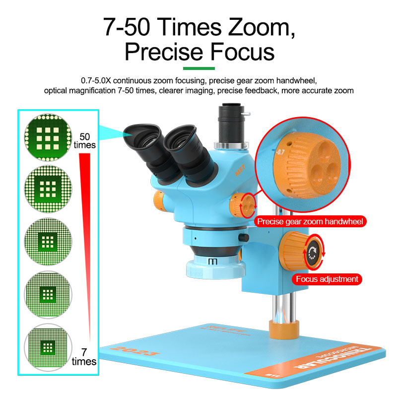 RELIFE RL-M5T-B11 0.7-5.0 Cont - огляд і ціна Electronics Repair Microscope