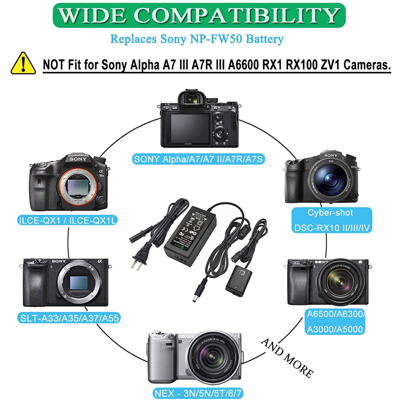 AC-PW20 ZV-E10 NP-FW50 Dummy B - огляд і ціна Sony Camera Zv-E10