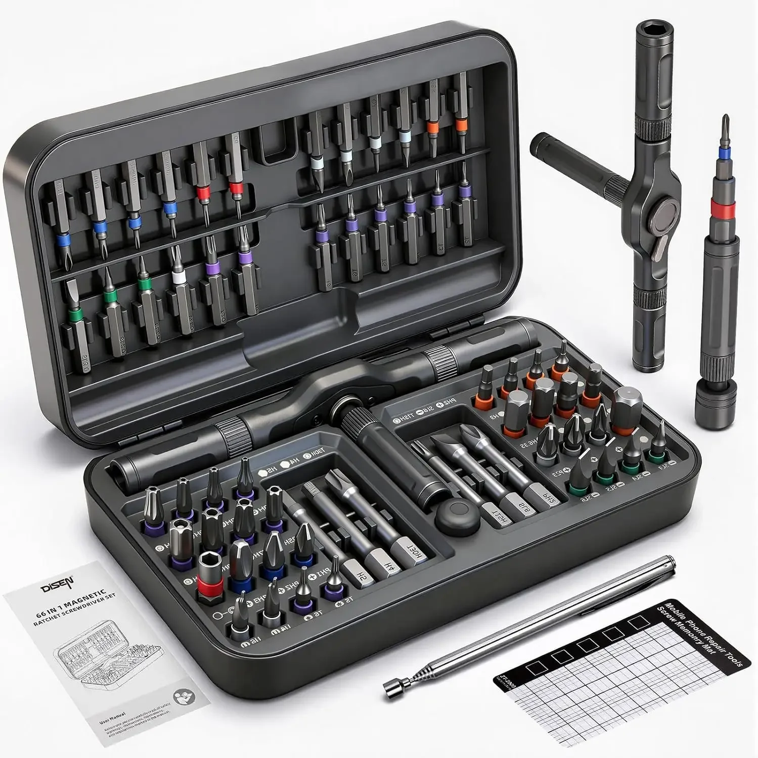 68 in 1 Ratcheting Screwdriver - огляд і ціна Electronics Repair Game