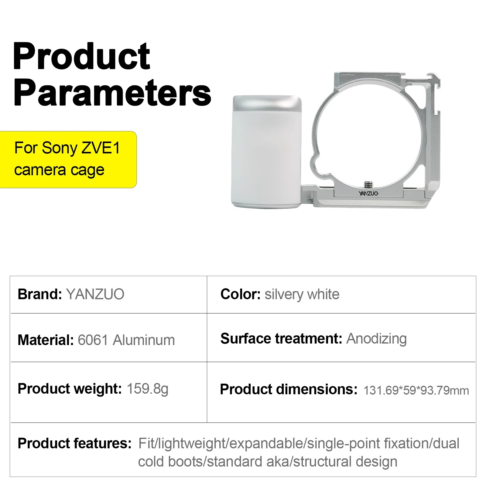 YANZUO ZV-E10 Camera Cage Alum - огляд і ціна Sony Camera Zv-E10