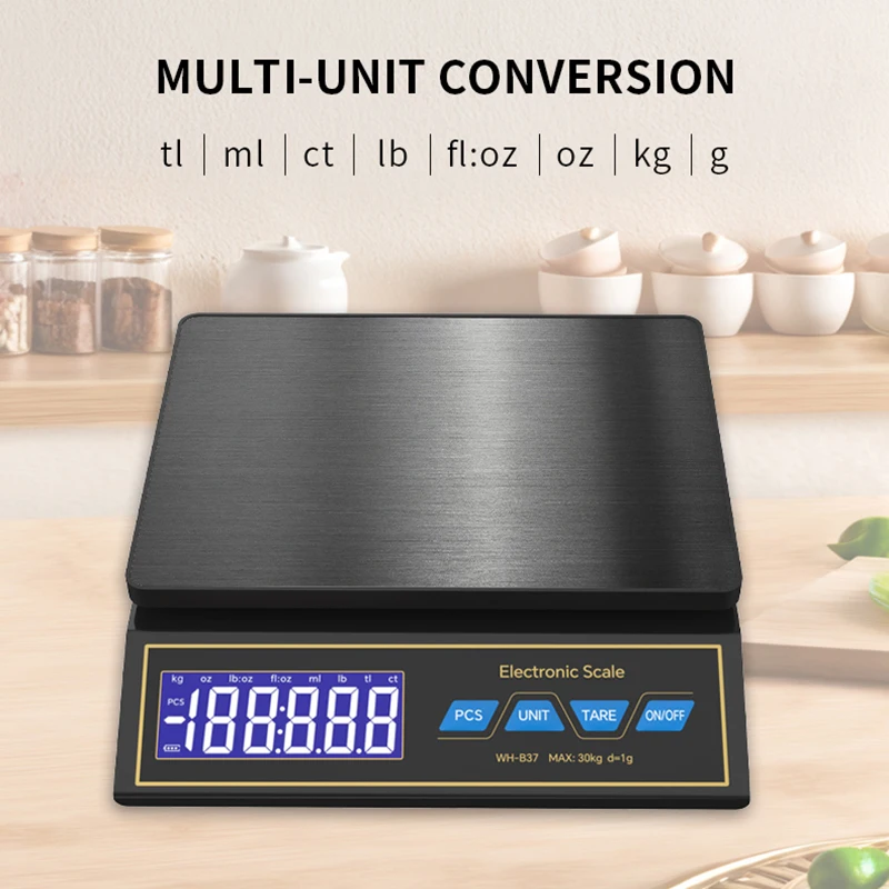 LCD Digital Kitchen Scale 30kg - огляд і ціна Electronics Repair Workshop